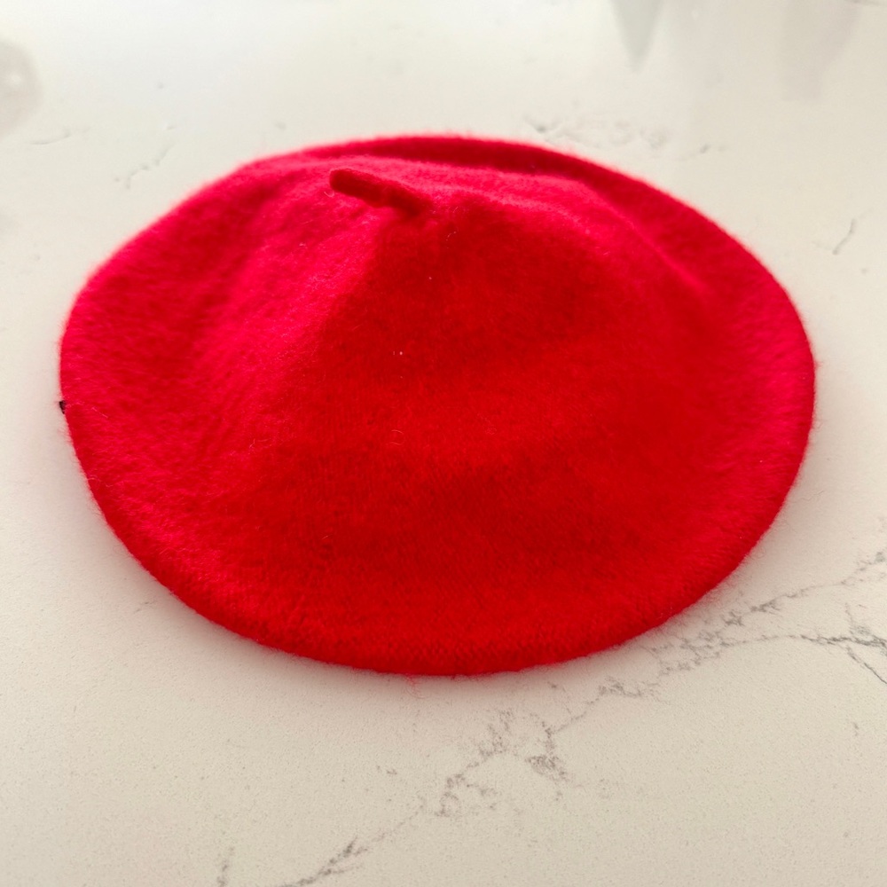 Woman’s Red Beret